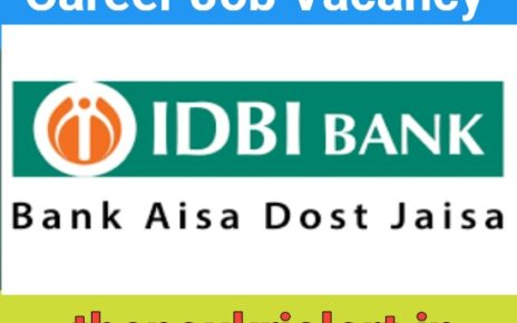 Job At IDBI Bank For Deputy General Manager | Asst General Manager | Manager