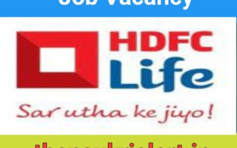 HDFC Life Insurance Jobs For Senior Manager - Risk Management