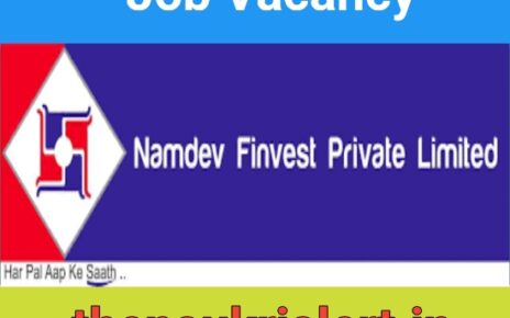 Namdev Finvest Job 2024 For Credit Managers | Finance Job Vacancy Recruitment 