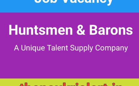 Huntsmen & Barons Job For Sales Managers | Finance Job Vacancy | Various Locations 