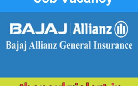 Bajaj General Insurance Job For Sales Managers | General Insurance Vacancy Recruitment 2024